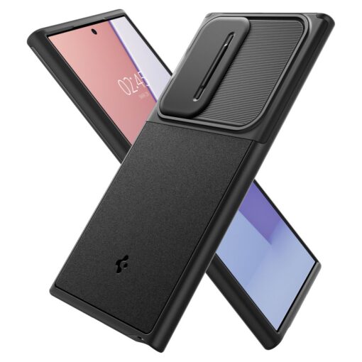 Spigen Optik Armor case for Samsung Galaxy S24 Ultra black - Image 9