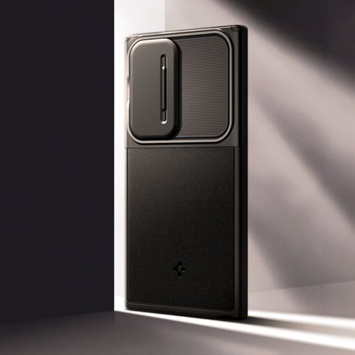 Spigen Optik Armor case for Samsung Galaxy S24 Ultra black - Image 11