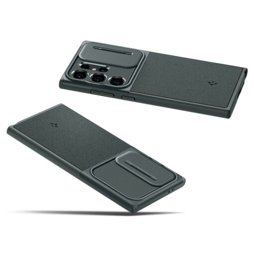 Spigen Optik Armor case for Samsung Galaxy S24 Ultra abyss green - Image 10