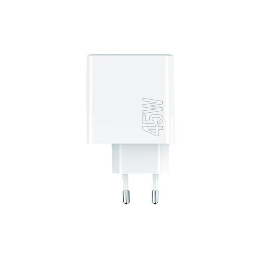 Maxlife MXTC-07-45AC PD QC charger 1x USB-C 1x USB 45W white - Image 3