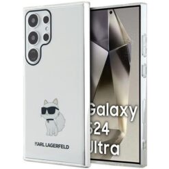 Karl Lagerfeld case for Samsung Galaxy S24 Ultra KLHCS24LHNCHTCT transparent HC IML NFT CHOUPETTE