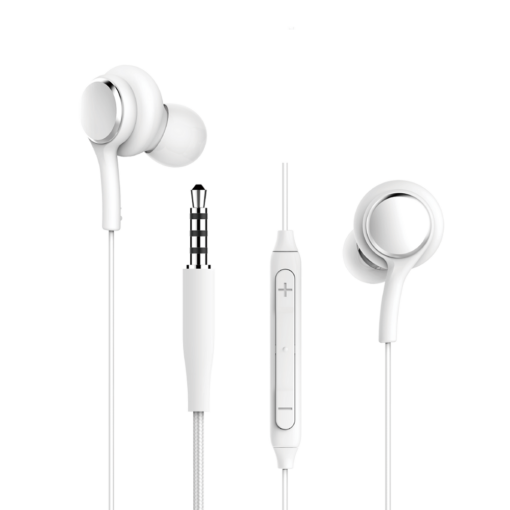 WIWU wired earphones EB310 jack 3,5mm white