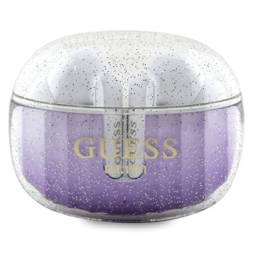 Guess Bluetooth earphones GUTWSHDGKEEU TWS GLITTER GRADIENT purple