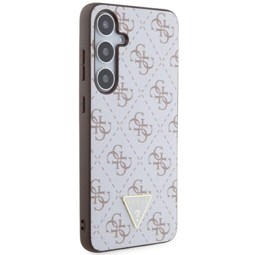 Guess case for Samsung Galaxy S24 Plus GUHCS24MPG4GPH white HC PU 4G TRIANGLE - Image 4