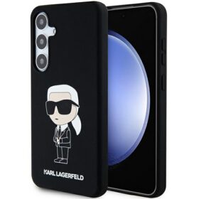 Karl Lagerfeld case for Samsung Galaxy S24 KLHCS24SSNIKBCK black HC SILICONE NFT IKONIK