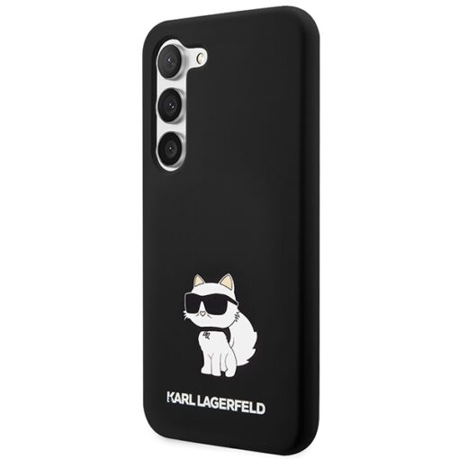 Karl Lagerfeld case for Samsung Galaxy S24 Plus KLHCS24MSNCHBCK black HC SILICONE NFT CHOUPETTE - Image 2