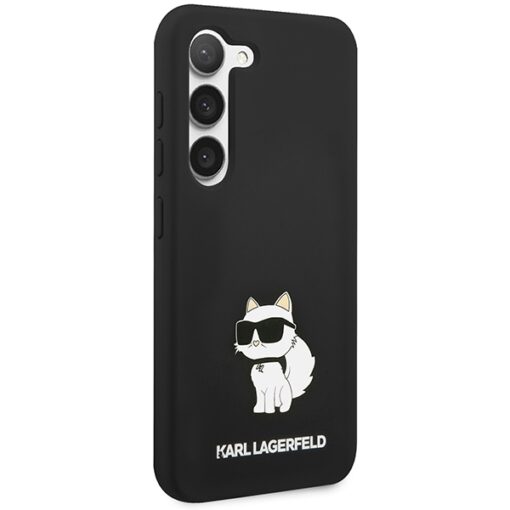 Karl Lagerfeld case for Samsung Galaxy S24 Plus KLHCS24MSNCHBCK black HC SILICONE NFT CHOUPETTE - Image 4