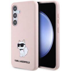 Karl Lagerfeld case for Samsung Galaxy S24 Plus KLHCS24MSNCHBCP pink HC SILICONE NFT CHOUPETTE
