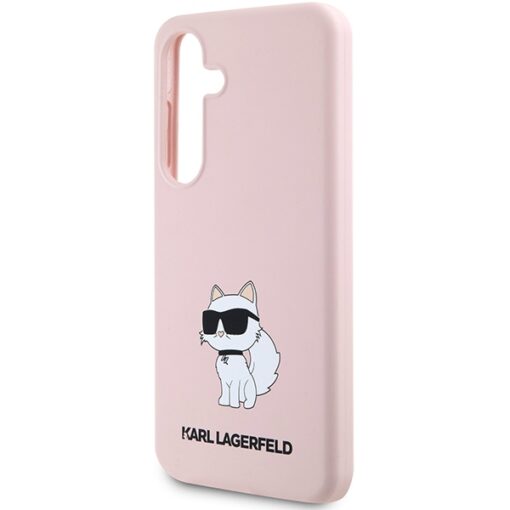 Karl Lagerfeld case for Samsung Galaxy S24 Plus KLHCS24MSNCHBCP pink HC SILICONE NFT CHOUPETTE - Image 6