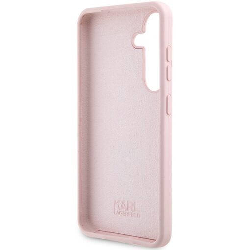 Karl Lagerfeld case for Samsung Galaxy S24 Plus KLHCS24MSNCHBCP pink HC SILICONE NFT CHOUPETTE - Image 7
