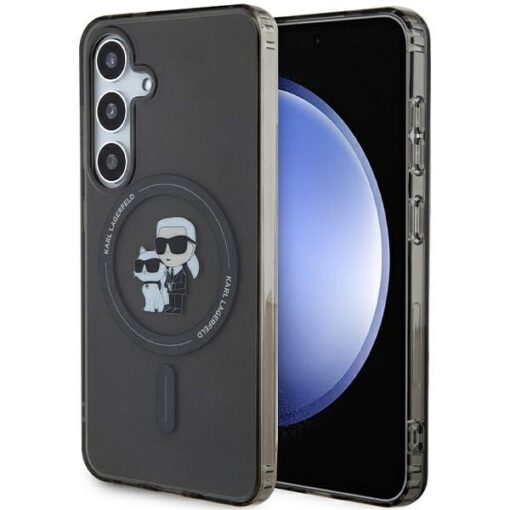 Karl Lagerfeld case for Samsung Galaxy S24 KLHMS24SHGKCNOK black HC MAGSAFE IML C