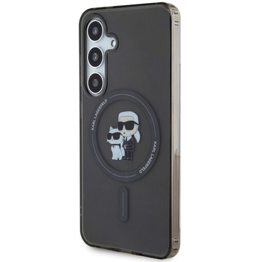 Karl Lagerfeld case for Samsung Galaxy S24 KLHMS24SHGKCNOK black HC MAGSAFE IML C - Image 2