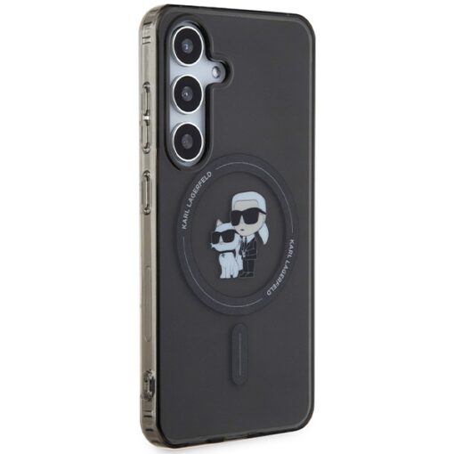 Karl Lagerfeld case for Samsung Galaxy S24 KLHMS24SHGKCNOK black HC MAGSAFE IML C - Image 4