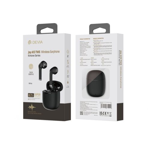 Devia Bluetooth earphones TWS Joy A13 white - Image 6