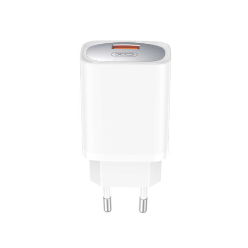 XO wall charger CE19 QC 18W 1x USB white + cable microUSB - Image 2