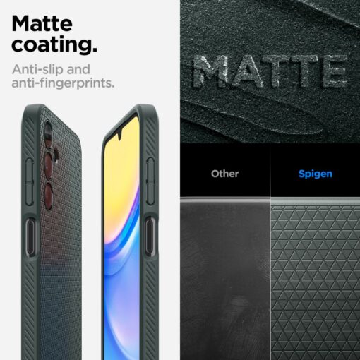 Spigen Liquid Air case for Samsung Galaxy A15 4G / 5G dark green - Image 14