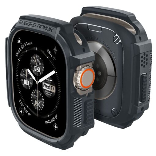 Spigen Rugged Armor case for Apple Watch Ultra 1 / 2 (49 mm) dark grey