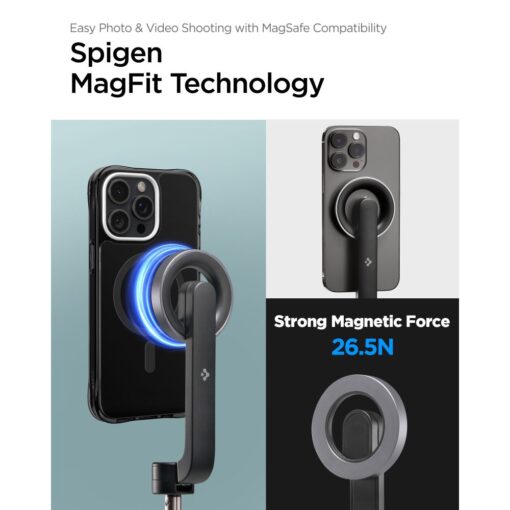 Spigen Magsafe Bluetooth selfie stick tripod S570W black - Image 12