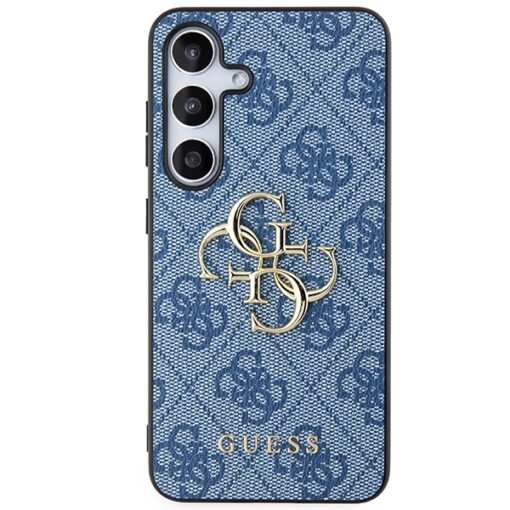 Guess case for Samsung Galaxy S24 Plus GUHCS24M4GMGBL blue HC PU LEATHER 4G METAL LOGO - Image 3