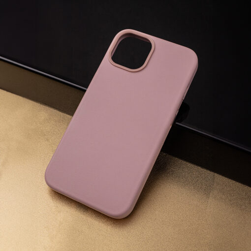 Mag Leather case for iPhone 13 Pro Max 6,7" light pink - Image 9