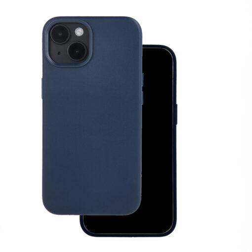 Mag Leather case for iPhone 12 / 12 Pro 6,1" dark blue