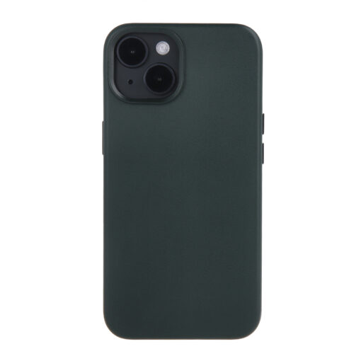 Mag Leather case for iPhone 15 6,1" dark green - Image 5