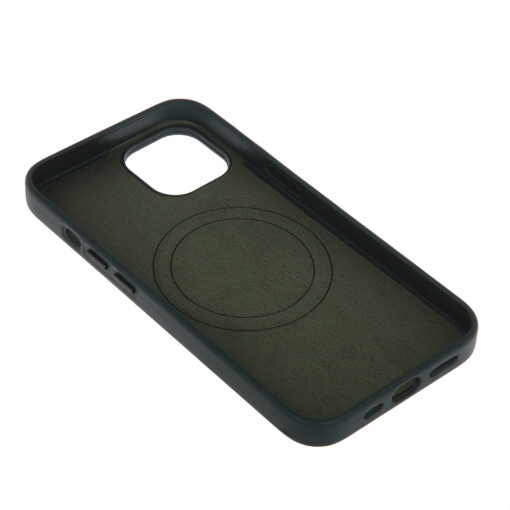 Mag Leather case for iPhone 16 6,1" dark green - Image 7