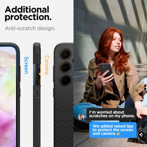 Spigen Liquid Air case for Samsung Galaxy A35 5G matte - Image 15