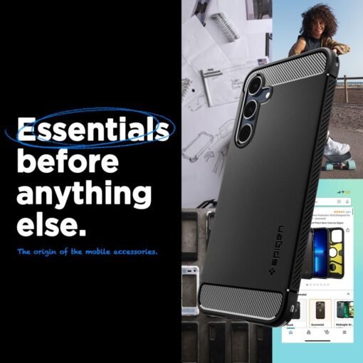 Spigen Rugged Armor case for Samsung Galaxy A55 5G matte - Image 12