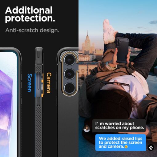 Spigen Rugged Armor case for Samsung Galaxy A55 5G matte - Image 16