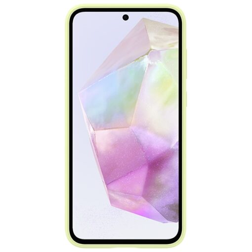 Samsung Silicone Cover for Samsung Galaxy A35 5G lime - Image 3