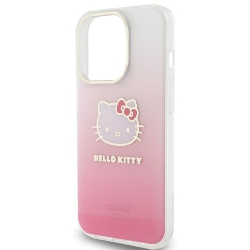 Hello Kitty case for iPhone 15 Pro 6,1" pink hardcase IML Gradient Electrop Kitty Head - Image 6