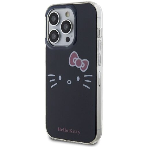 Hello Kitty case for iPhone 15 Pro 6,1" black hardcase IML Kitty Face - Image 2