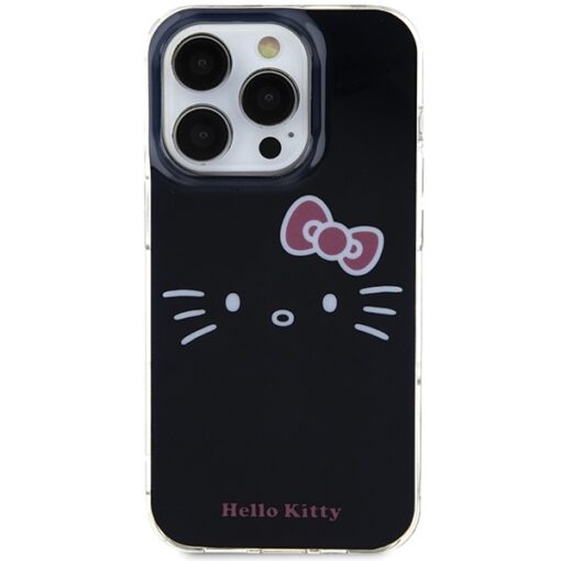 Hello Kitty case for iPhone 15 Pro 6,1" black hardcase IML Kitty Face - Image 3