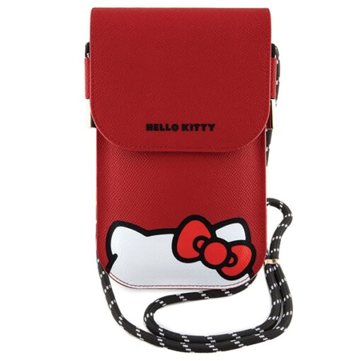 Hello Kitty Bag red Leather Hiding Kitty Cord - Image 2