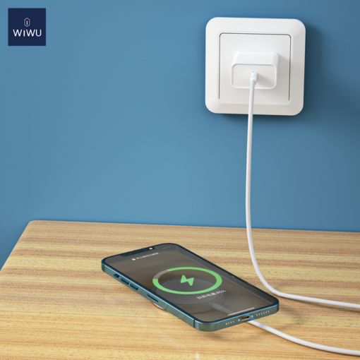 WIWU wireless charger Wi-W009 magnetic white 15W - Image 6