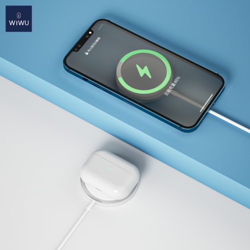 WIWU wireless charger Wi-W009 magnetic white 15W - Image 7