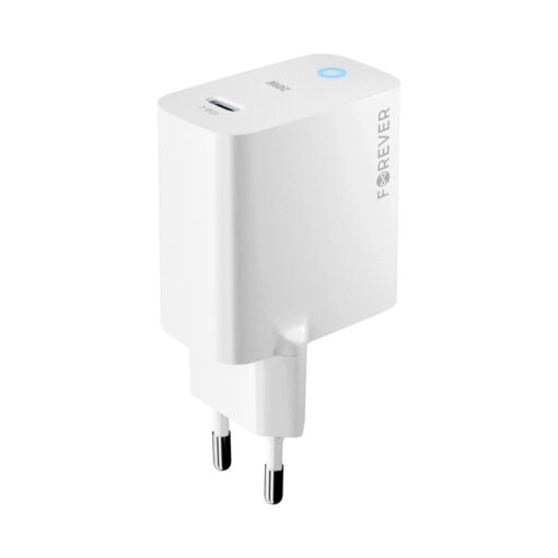 Forever TC-06-20C PD QC charger 1x USB-C 20W white - Image 2