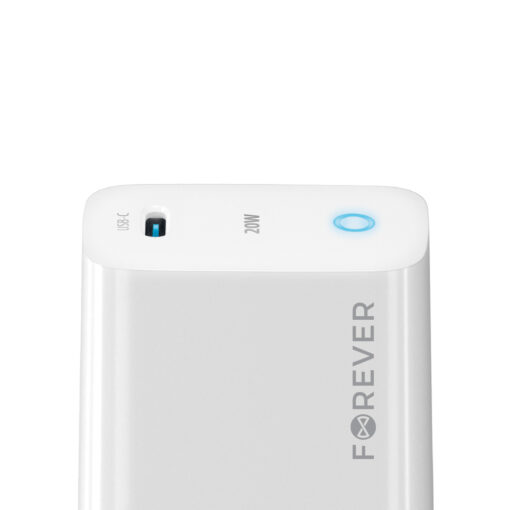 Forever TC-06-20C PD QC charger 1x USB-C 20W white - Image 5