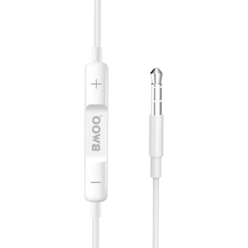 BWOO wired earphones 3.5mm stereo white - Image 5