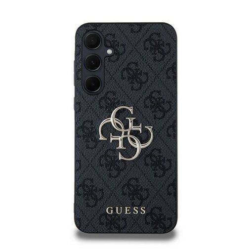 Guess case for Samsung Galaxy A35 GUHCSA354GMGGR black HC PU big 4G metal logo - Image 3