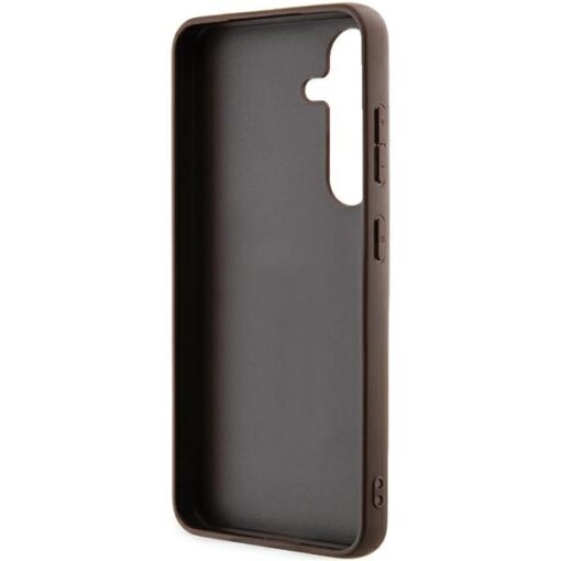 Guess case for Samsung Galaxy A55 GUHCSA554GMGBR brown HC PU big 4G metal logo - Image 7