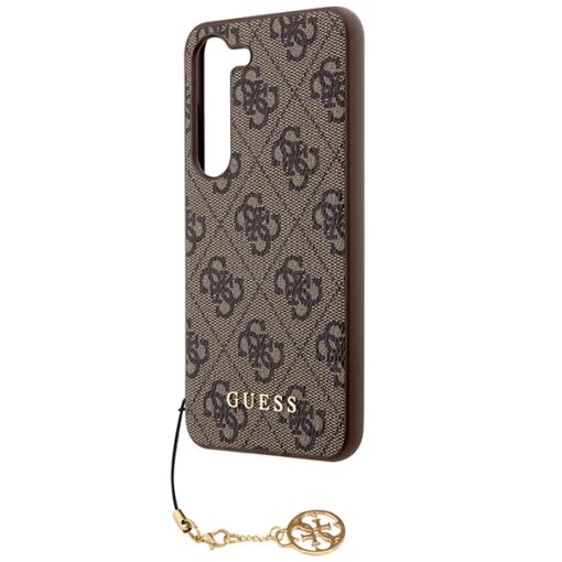 Guess case for Samsung Galaxy A55 GUHCSA55GF4GBR brown HC PU 4G with charm - Image 6