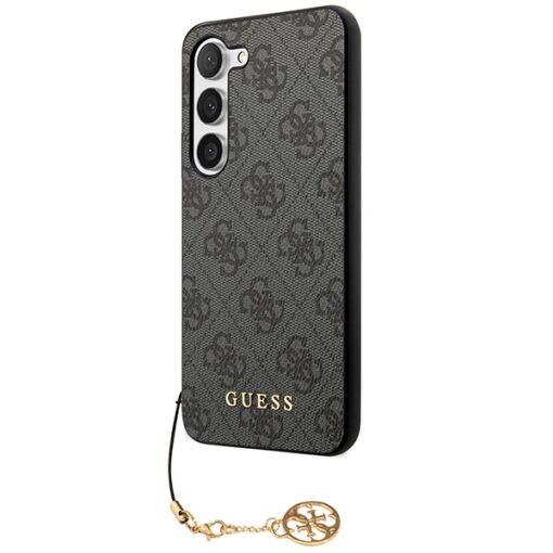 Guess case for Samsung Galaxy A55 GUHCSA55GF4GGR black HC PU 4G with charm - Image 2