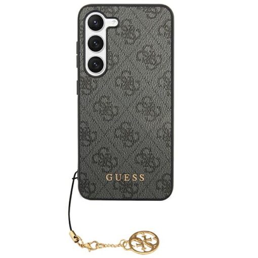 Guess case for Samsung Galaxy A55 GUHCSA55GF4GGR black HC PU 4G with charm - Image 3