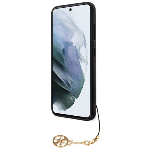 Guess case for Samsung Galaxy A55 GUHCSA55GF4GGR black HC PU 4G with charm - Image 5