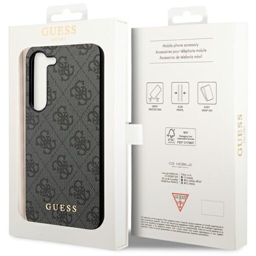 Guess case for Samsung Galaxy A55 GUHCSA55GF4GGR black HC PU 4G with charm - Image 8