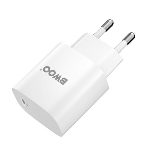 BWOO 20W wall charger CDA159 with cable USB-C to USB-C - Image 2