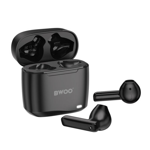 BWOO wireless TWS earphones BW94-BK black - Image 4