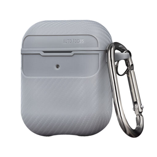 Carbon case for Airpods / Airpods 2 grey - Image 3